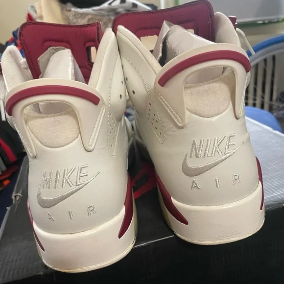 Jordan 6 Retro Maroon (2015) 💯 Authentic - Picture 9 of 12